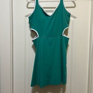 Old Navy Active activewear green and white dress